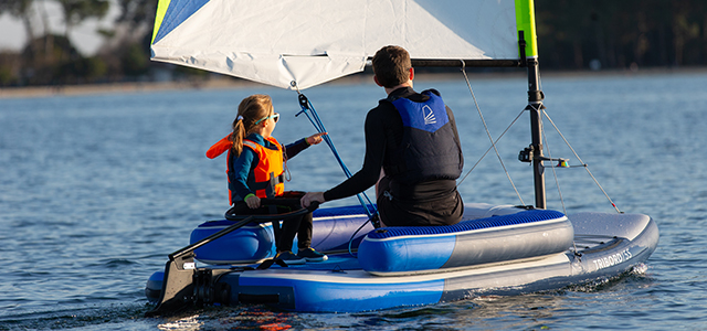 5S, first inflatable dinghy boat, co-designed with Tanguy de Lamotte and Anne-Claire Le Berre