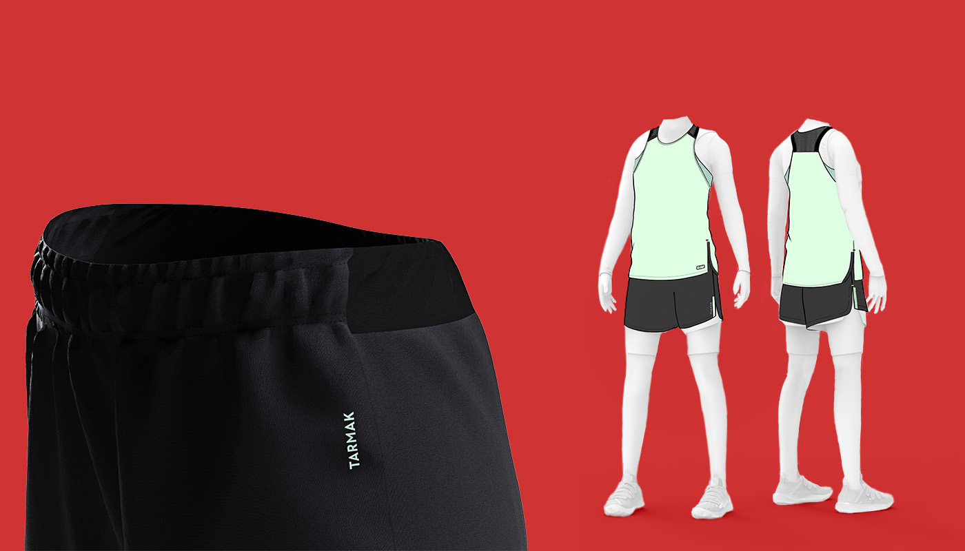 Impression textile decathlon sales
