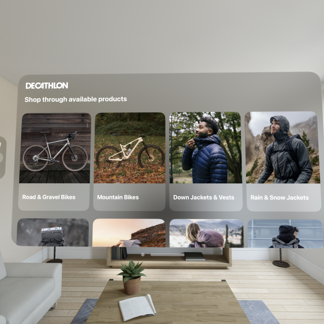 Decathlon Apple Vision Pro immersive experience